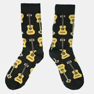 Fun Guitar Socks NWT